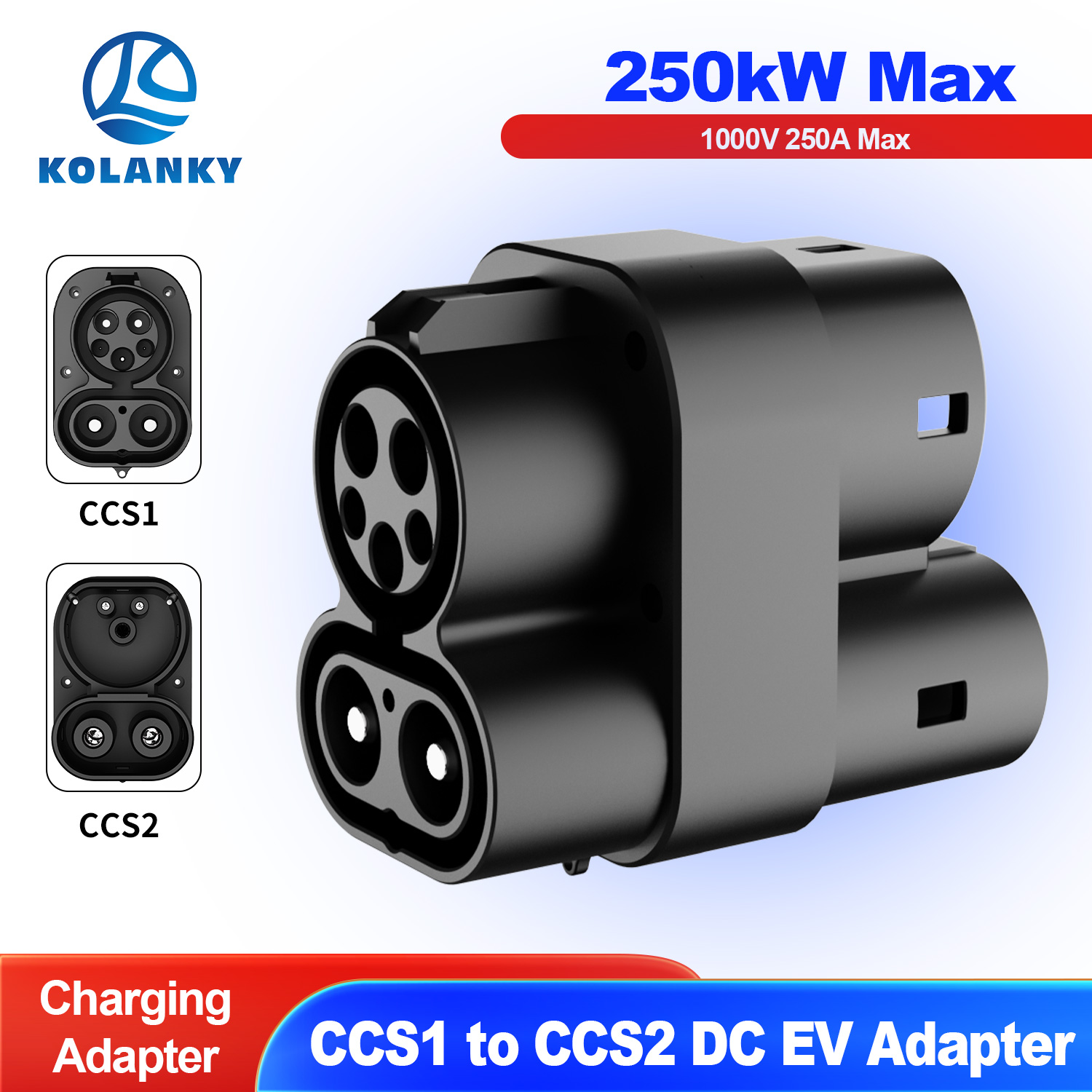 Adaptador de Conectores de Car - Ccs2 To Ccs1 Fast Charge Adapter 250Kw avaliação e preço