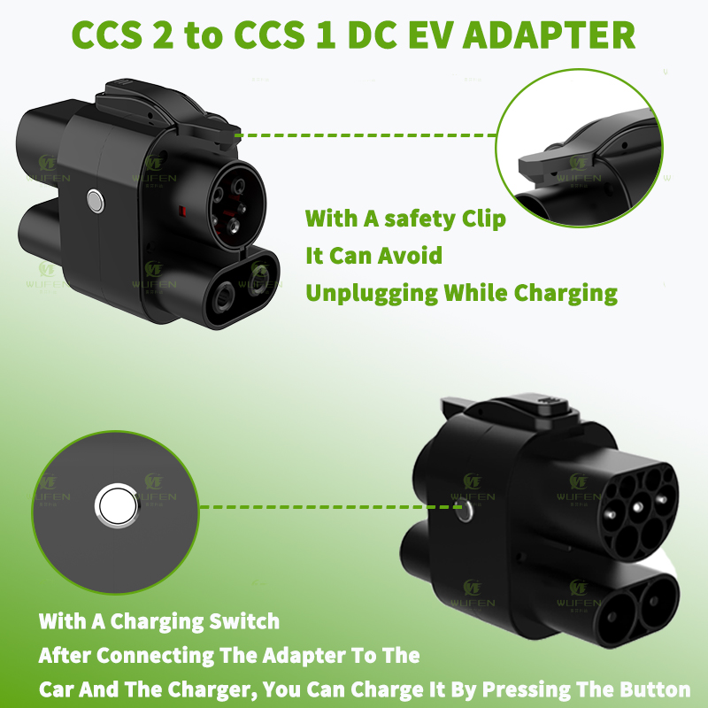 Wufen ccs2 para ccs1 250a adap - Ccs2 To Ccs1 Fast Charge Adapter 250Kw avaliação e preço